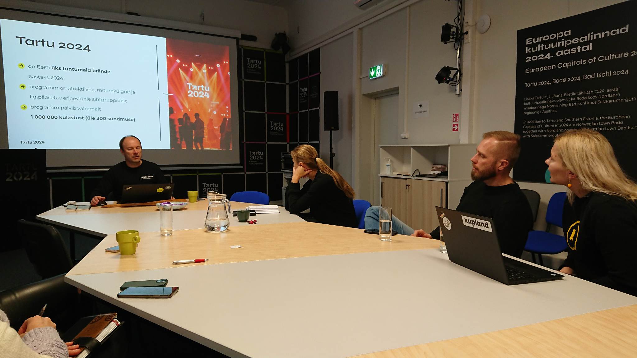 Kuplandi kaugtööteenuse pakkujate koostöökohtumine Tartu2024 juhiga
