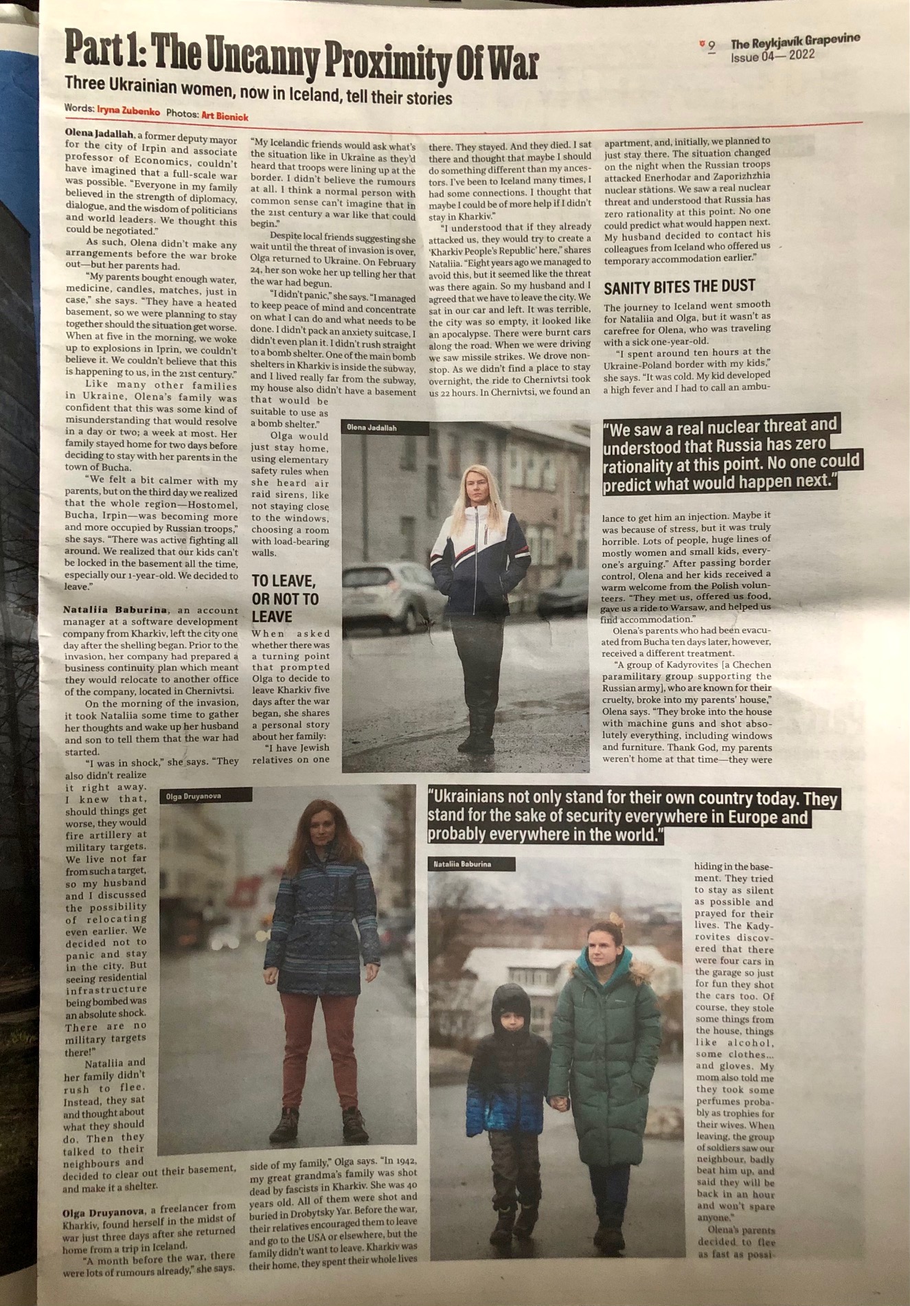 Islandlased toetavad ukrainlasi